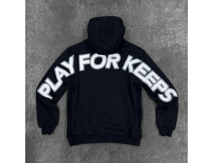 Geedup Play For Keeps Hoodie "Black White" UNTIED AU