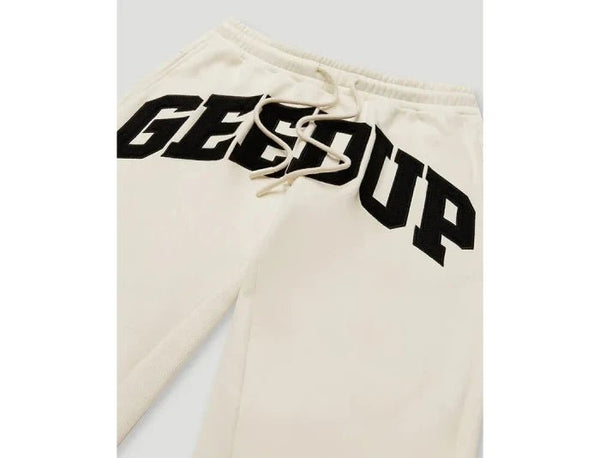 Geedup Team Logo 'Buttercream' Trackpants - Untied AU