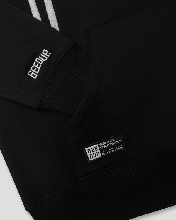 Geedup Handstyle G Hoodie Black Light Grey - detail