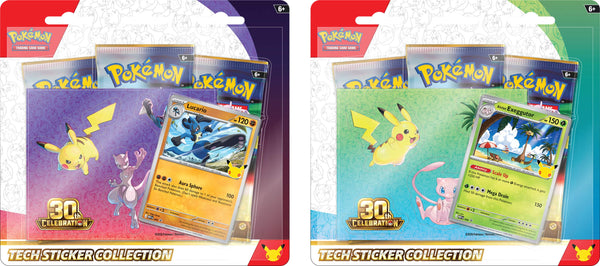 Pokémon TCG 30th Celebration Tech Sticker Collection - UNTIED AU