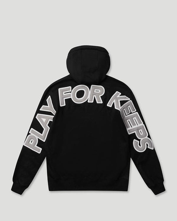 Geedup Play For Keeps O/S Hoodie 'Black/Grey' - UNTIED AU