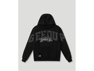 Geedup Team Logo / Handstyle Hoodie "Black Grey" - UNTIED AU