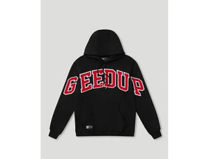 Geedup Team Logo Hoodie "Black Red" - UNTIED AU