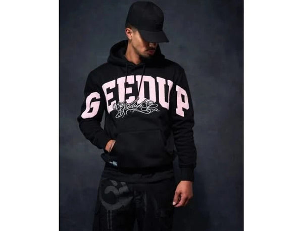 Geedup Team Logo Script Hoodie 'Dusty Pink' (2025) - UNTIED AU