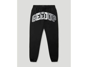 Geedup Team Logo Trackpants "Black Monogram" - UNTIED AU