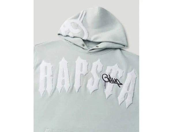 Geedup x Trapstar Handstyle Irongate Arch Hoodie 'Cool Blue' - UNTIED AU