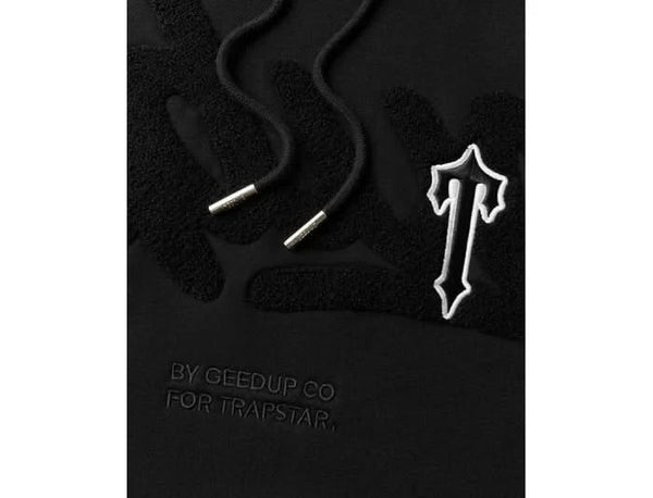 Geedup x Trapstar Handstyle Irongate T Hoodie Black - UNTIED AU