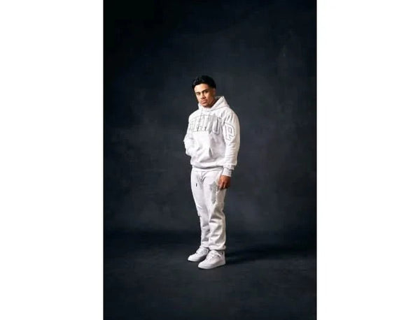 Geedup x Trapstar Irongate T Trackpants White Marle - UNTIED AU