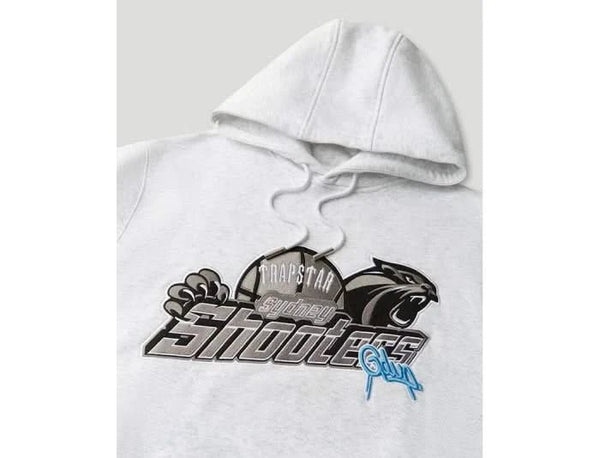 Geedup x Trapstar Sydney Shooters Hoodie White Marle - UNTIED AU