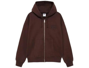 Nike x Stussy Fleece Zip Hoodie 'Dark Cinder' - UNTIED AU