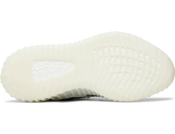 Yeezy zebra 2025 white sole