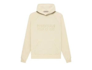Fear of God Essentials Pull-Over Hoodie Cream (FW22) - Untied AU