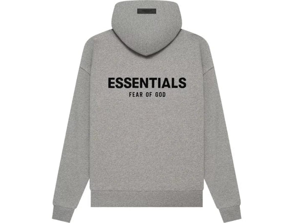 Fear of God Essentials Pull-Over Hoodie 'Dark Oatmeal' (SS22) - Untied AU