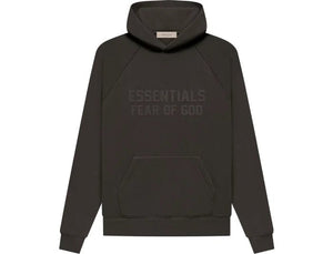 Fear of God Essentials Pull-Over Hoodie Off Black (FW22) - Untied AU