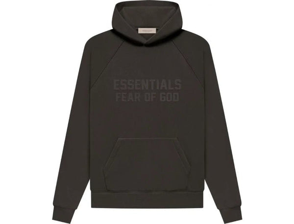 Fear of God Essentials Pull-Over Hoodie Off Black (FW22) - Untied AU