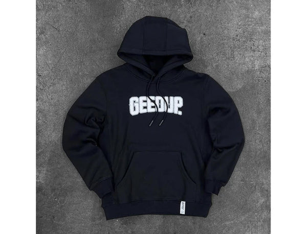 Geedup Play For Keeps Hoodie Black White - UNTIED AU