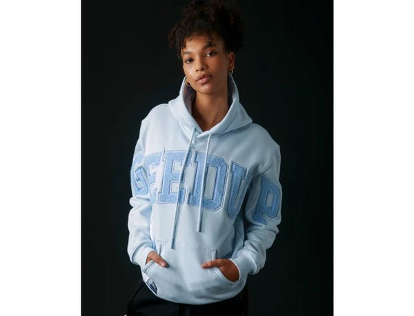 Geedup Team Logo Hoodie Pale Blue - Untied AU