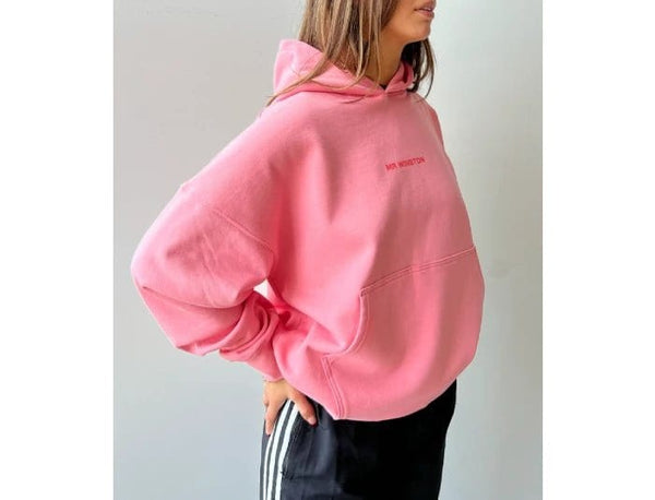 MR WINSTON Vintage Pink Puff Hooded Sweat - Untied AU