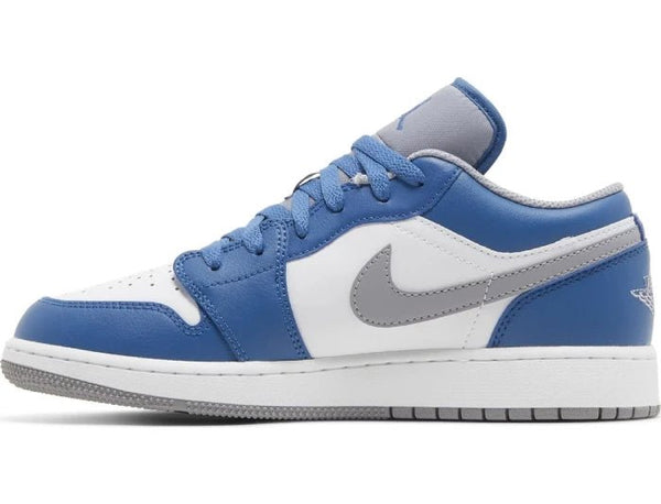 Nike Air Jordan 1 Low 'Blue Cement' Women's (GS) - Untied AU