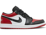 Load image into Gallery viewer, Nike Air Jordan 1 Low 'Bred Toe' - Untied AU
