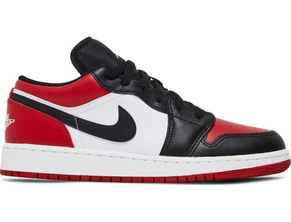 Nike Air Jordan 1 Low 'Bred Toe' Women's (GS) - Untied AU