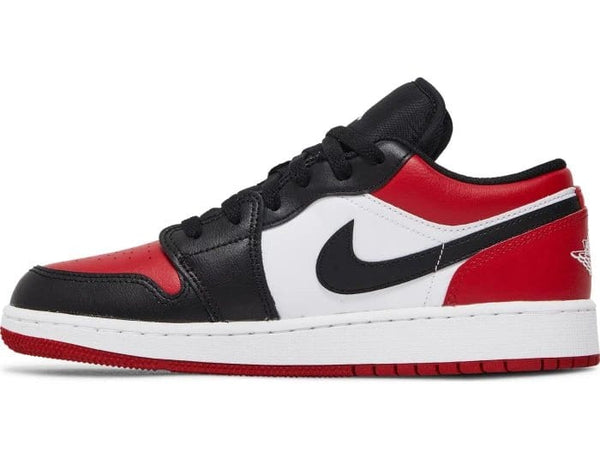 Nike Air Jordan 1 Low 'Bred Toe' Women's (GS) - Untied AU