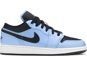 Nike Air Jordan 1 Low 'University Blue Black' Women's (GS) - Untied AU
