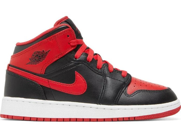 Nike Air Jordan 1 Mid 'Alternate Bred' Women's (GS) - Untied AU