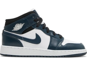 Nike Air Jordan 1 Mid 'Armory Navy' Women's (GS) - Untied AU
