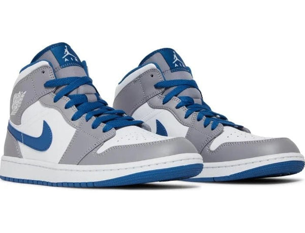 Nike Air Jordan 1 Mid 'Cement True Blue' - Untied AU