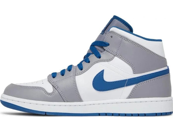 Nike Air Jordan 1 Mid 'Cement True Blue' - Untied AU