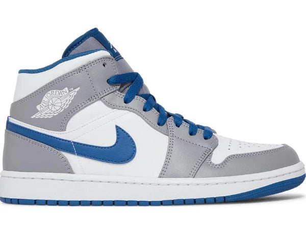 Nike Air Jordan 1 Mid 'Cement True Blue' – UNTIED AU