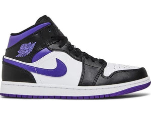 Nike Air Jordan 1 Mid 'Court Purple' - Untied AU