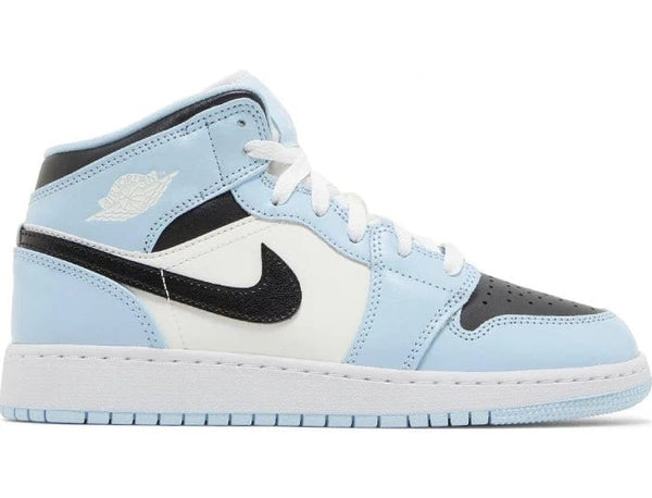 Nike Air Jordan 1 Mid 'Ice Blue' Women's (GS) - Untied AU