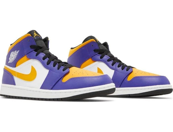 Nike Air Jordan 1 Mid 'Lakers' - Untied AU