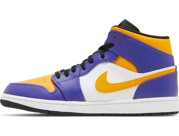 Nike Air Jordan 1 Mid 'Lakers' - Untied AU