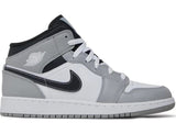 Load image into Gallery viewer, Nike Air Jordan 1 Mid 'Light Smoke Grey' Women's (GS) - Untied AU
