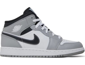 Nike Air Jordan 1 Mid 'Light Smoke Grey' Women's (GS) - Untied AU