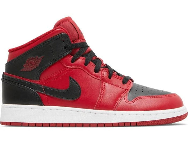 Nike Air Jordan 1 Mid 'Reverse Bred' Women's (GS) - Untied AU