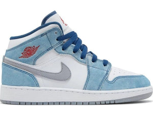 Nike Air Jordan 1 Mid SE 'French Blue' Women's (GS) - Untied AU