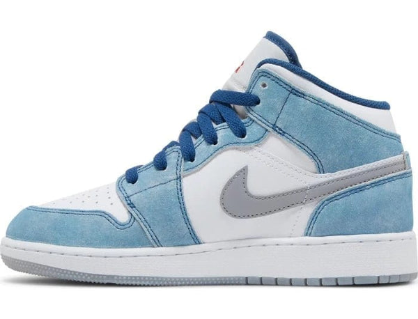 Nike Air Jordan 1 Mid SE 'French Blue' Women's (GS) - Untied AU