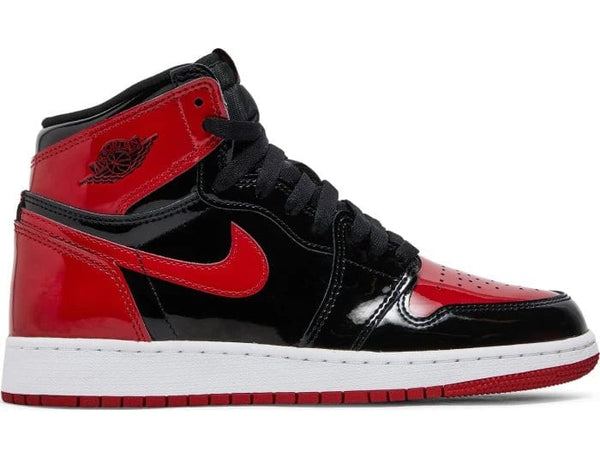 Nike Air Jordan 1 Retro High OG 'Patent Bred' Women's (GS) - Untied AU