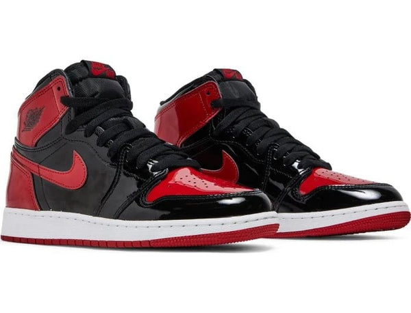 Nike Air Jordan 1 Retro High OG 'Patent Bred' Women's (GS) - Untied AU