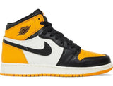 Load image into Gallery viewer, Nike Air Jordan 1 Retro High OG 'Taxi Yellow Toe' Women's (GS) - Untied AU
