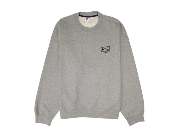 Nike x Stussy Wash Fleece Crew 'Grey' (SS23) - Untied AU